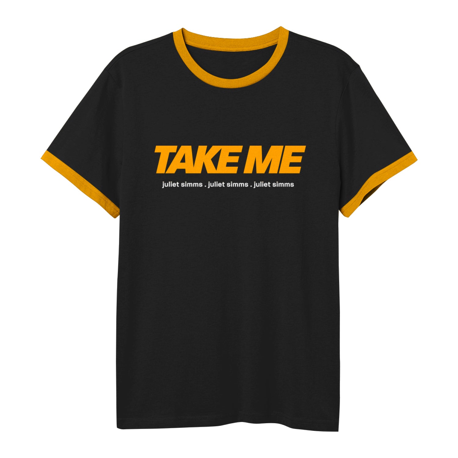Take Me Black W/ Yellow Tee